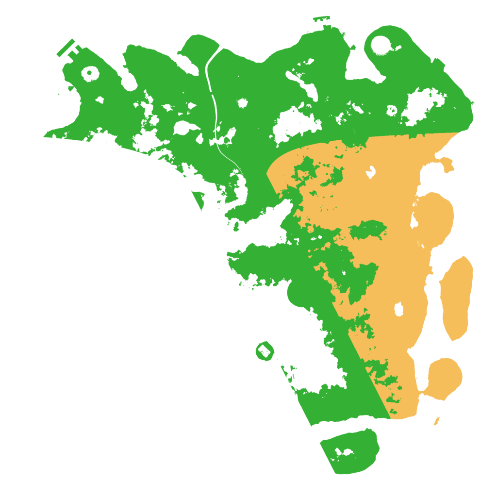 Biome Rust Map: Procedural Map, Size: 4500, Seed: 1387677818