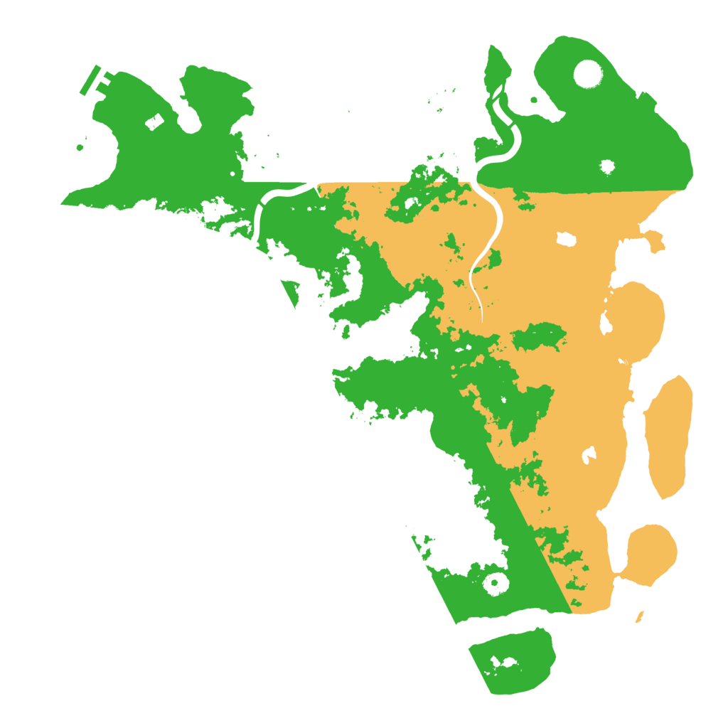 Biome Rust Map: Procedural Map, Size: 4500, Seed: 1387677818