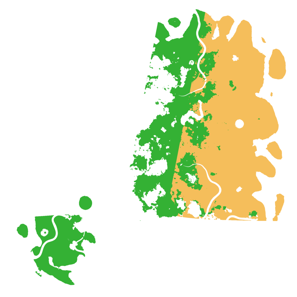 Biome Rust Map: Procedural Map, Size: 6000, Seed: 72299030