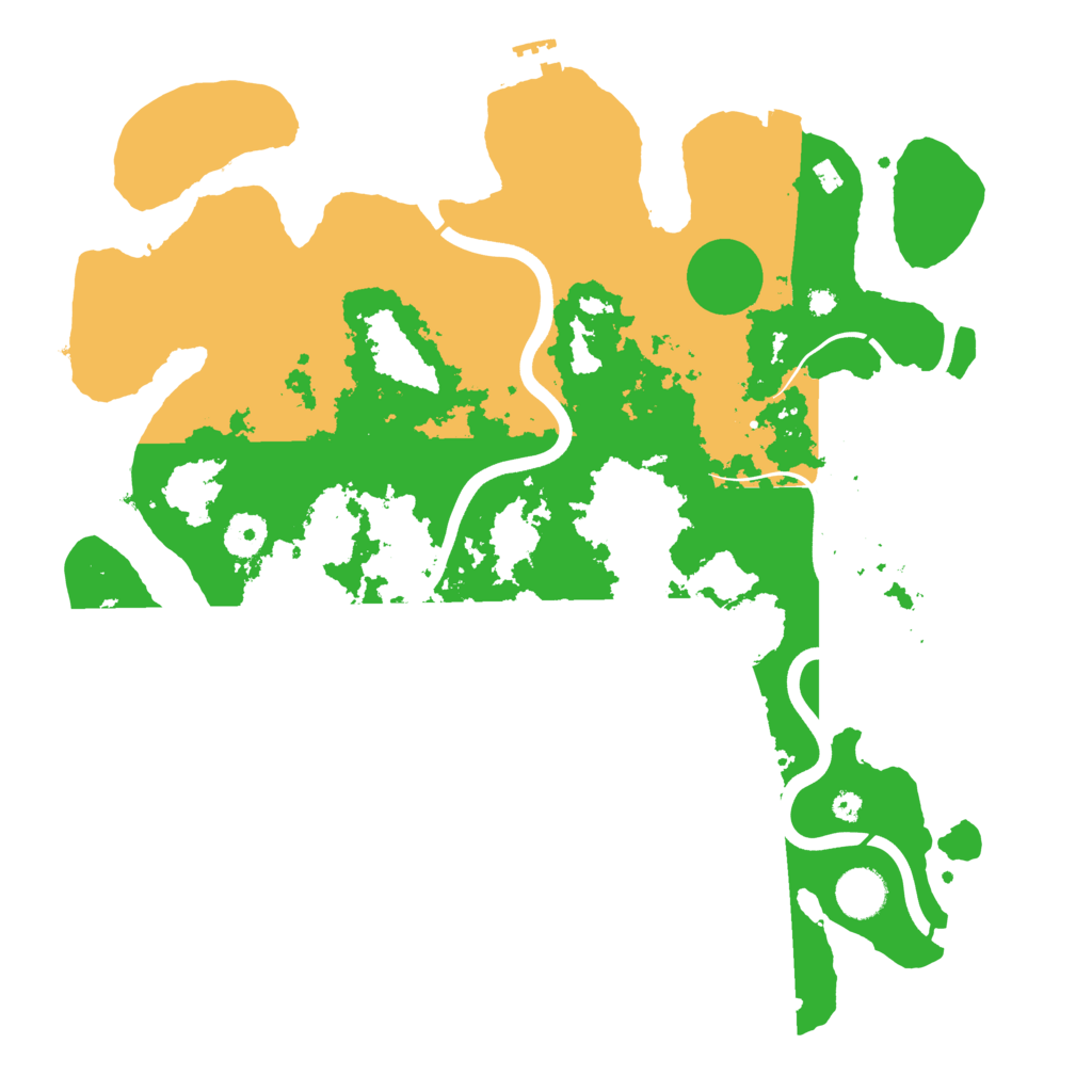 Biome Rust Map: Procedural Map, Size: 3800, Seed: 1791777236