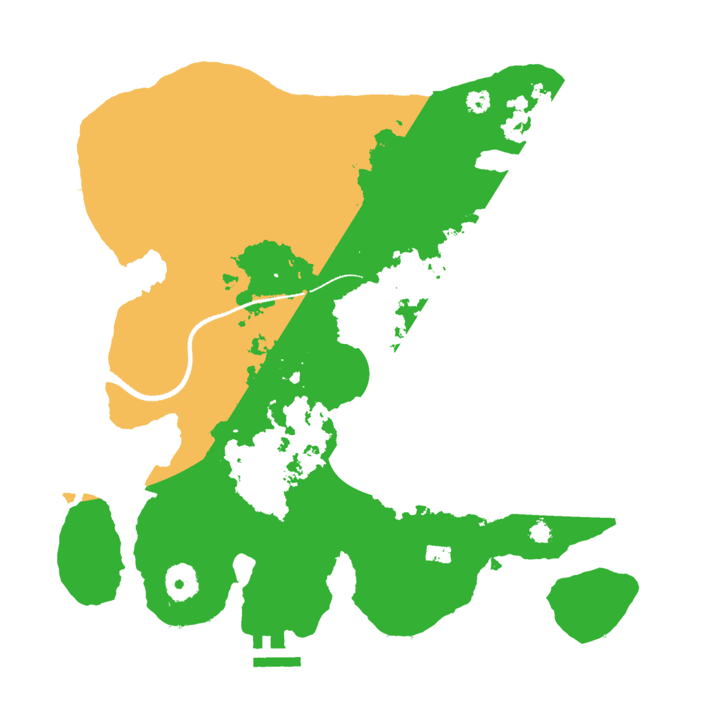 Biome Rust Map: Procedural Map, Size: 3000, Seed: 436227242