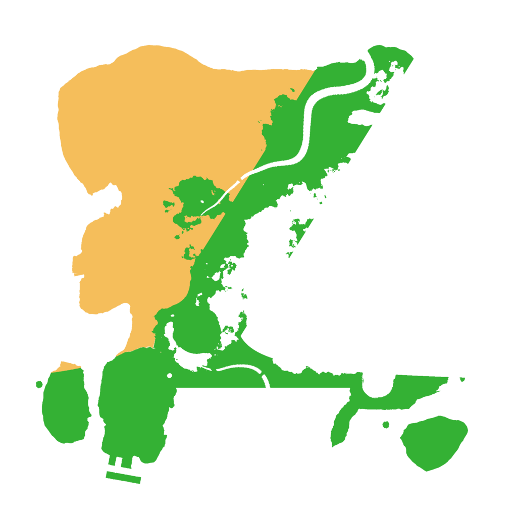 Biome Rust Map: Procedural Map, Size: 3000, Seed: 436227242