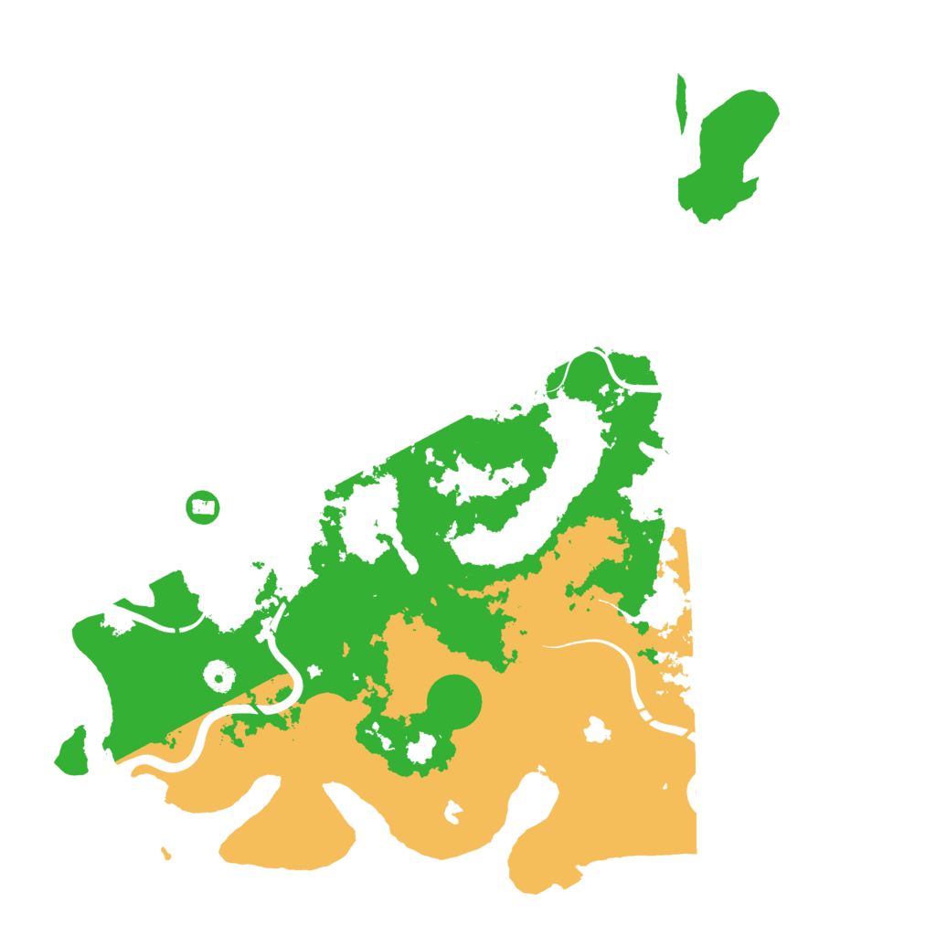 Biome Rust Map: Procedural Map, Size: 4500, Seed: 1291330808