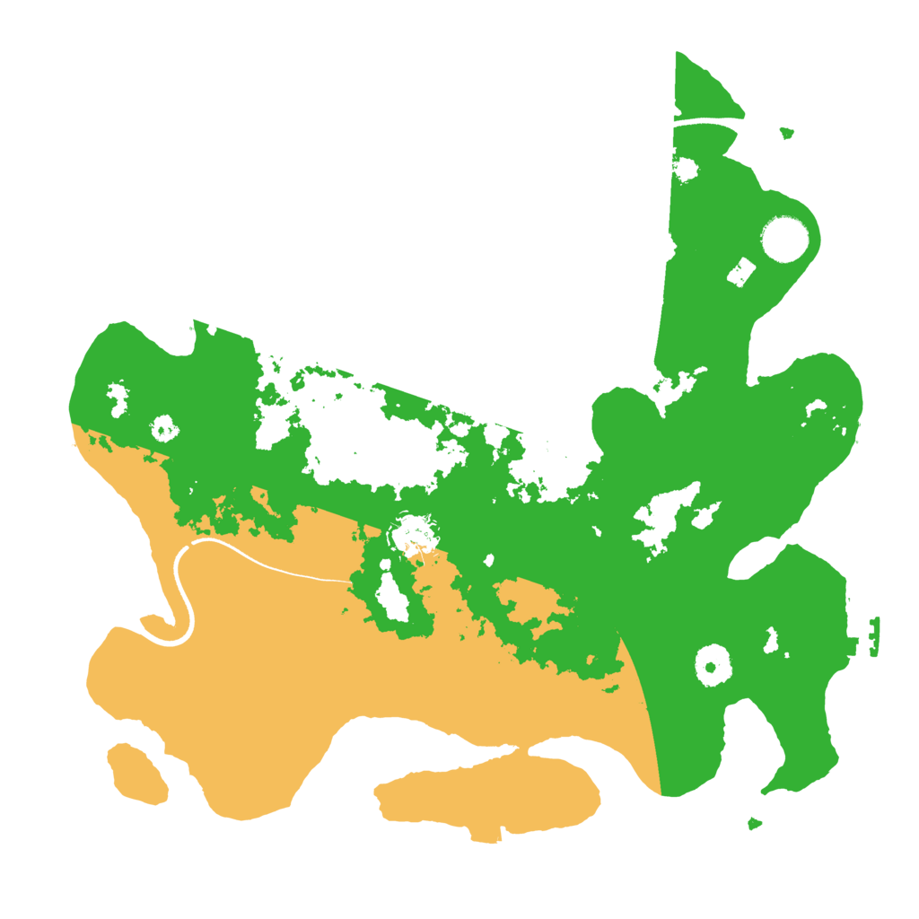 Biome Rust Map: Procedural Map, Size: 3500, Seed: 342388931