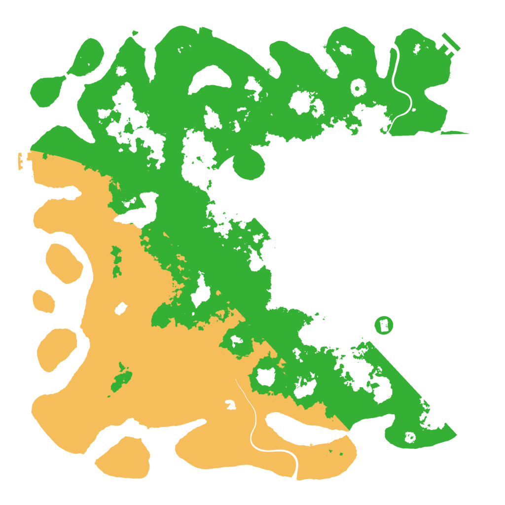 Biome Rust Map: Procedural Map, Size: 4500, Seed: 891672610