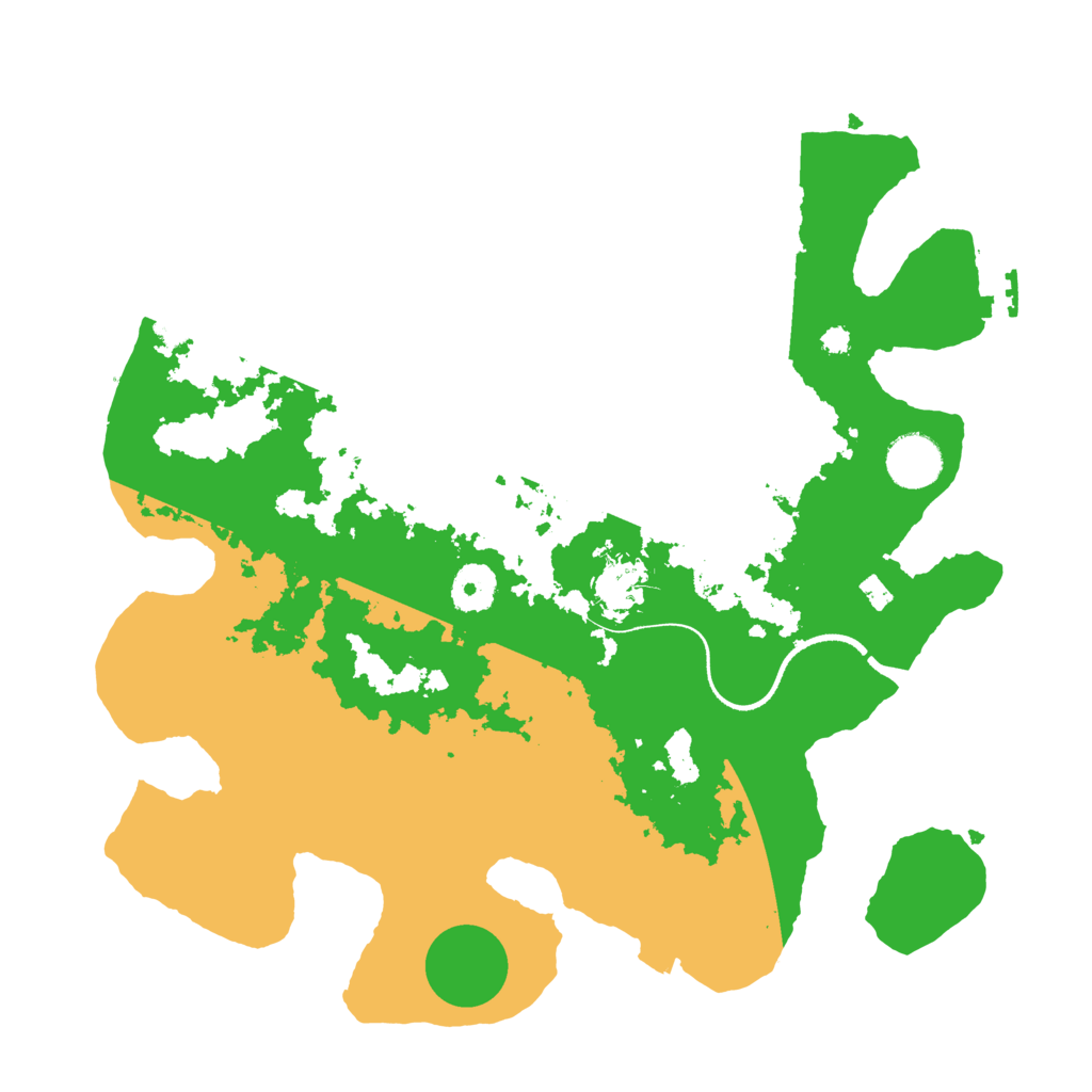 Biome Rust Map: Procedural Map, Size: 3500, Seed: 27202871