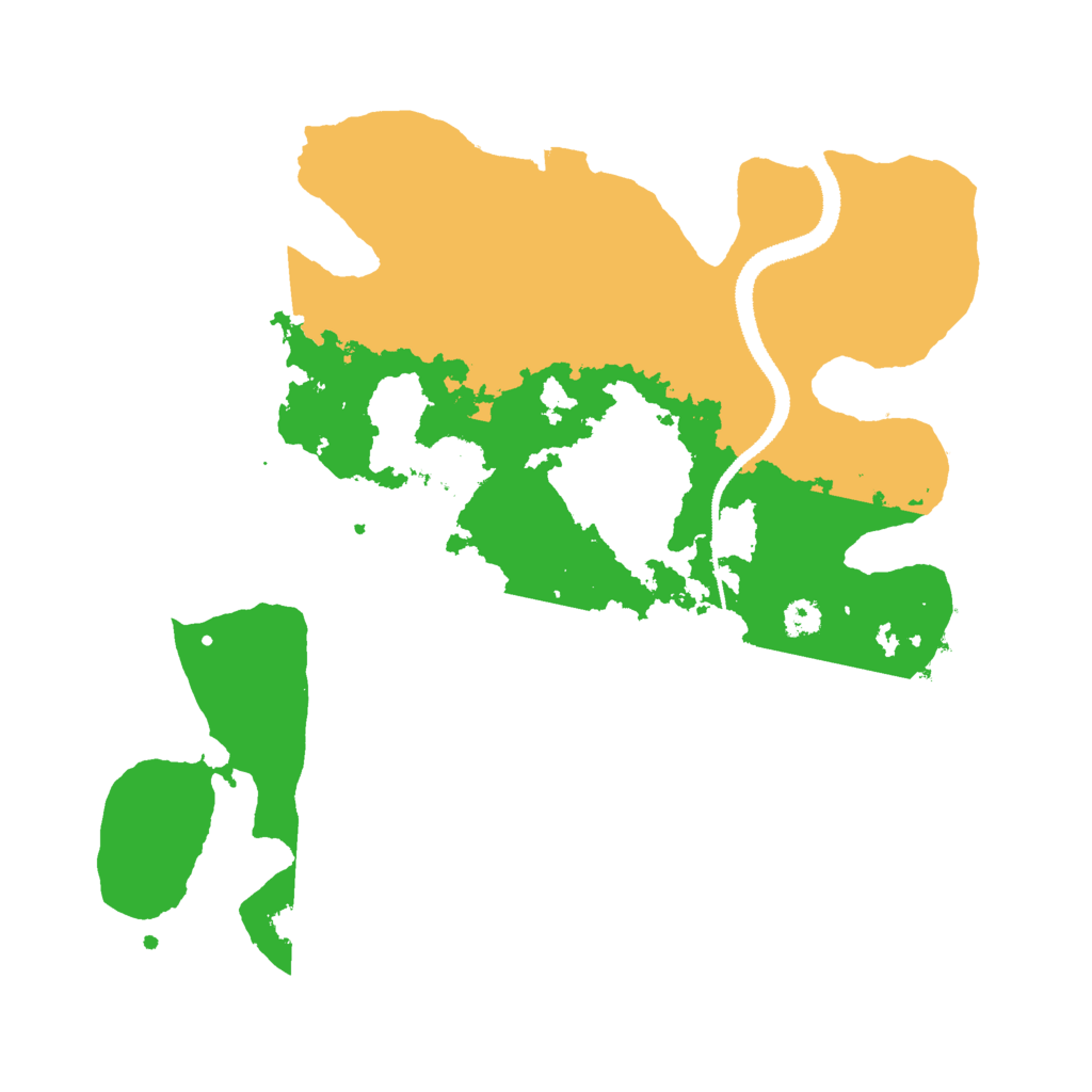 Biome Rust Map: Procedural Map, Size: 3000, Seed: 1408415615