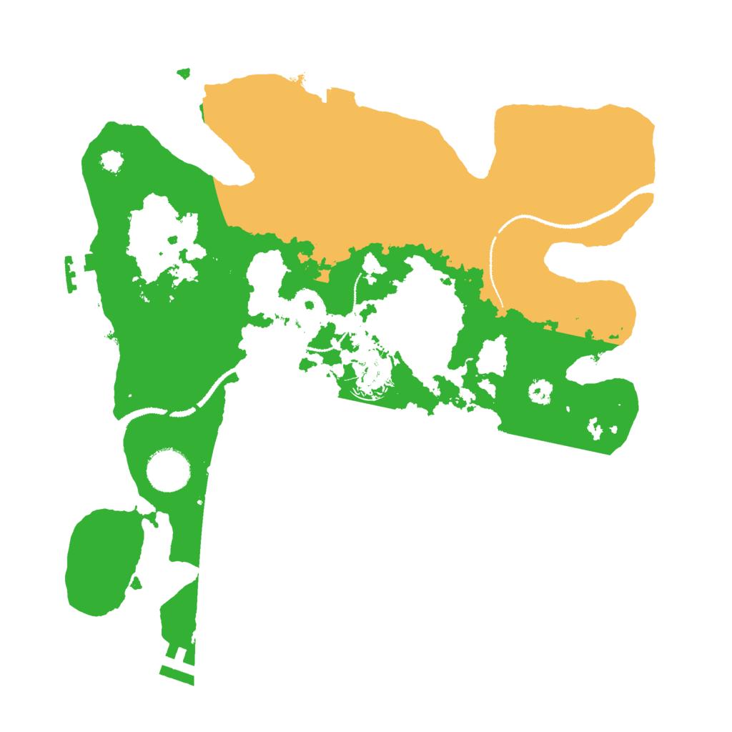 Biome Rust Map: Procedural Map, Size: 3000, Seed: 1408415615