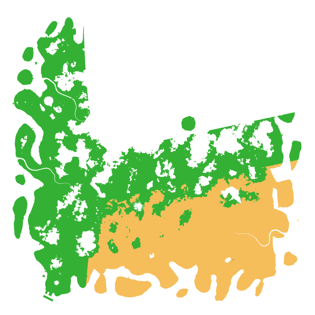 Biome Rust Map: Procedural Map, Size: 6000, Seed: 402611782