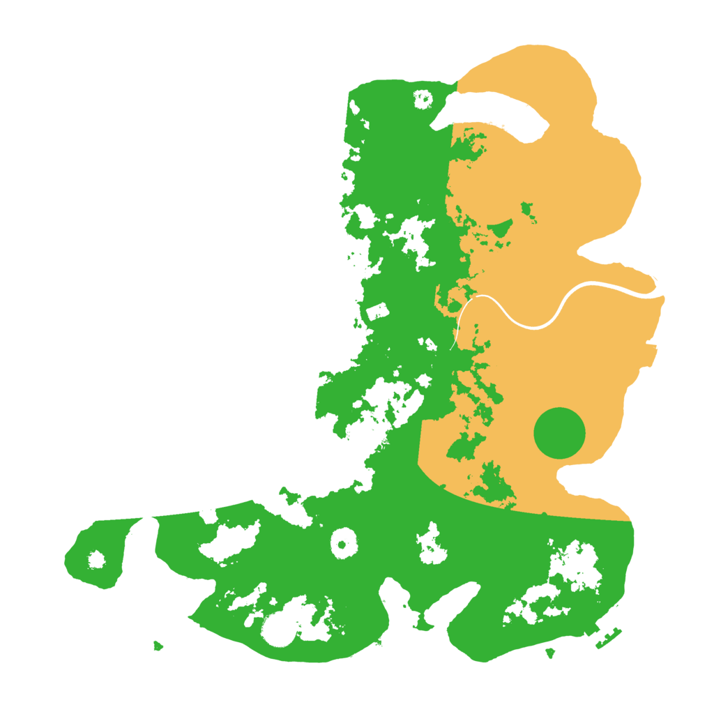 Biome Rust Map: Procedural Map, Size: 3650, Seed: 270777202