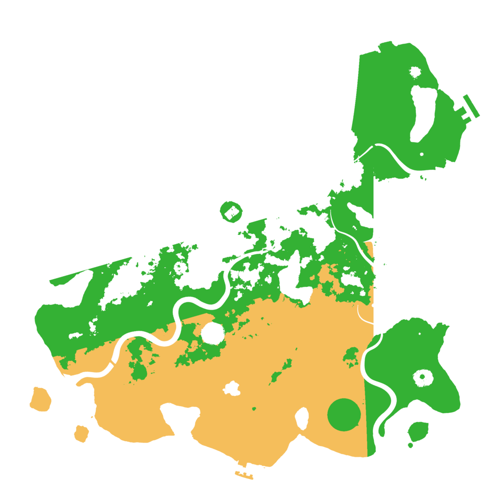 Biome Rust Map: Procedural Map, Size: 4000, Seed: 62716