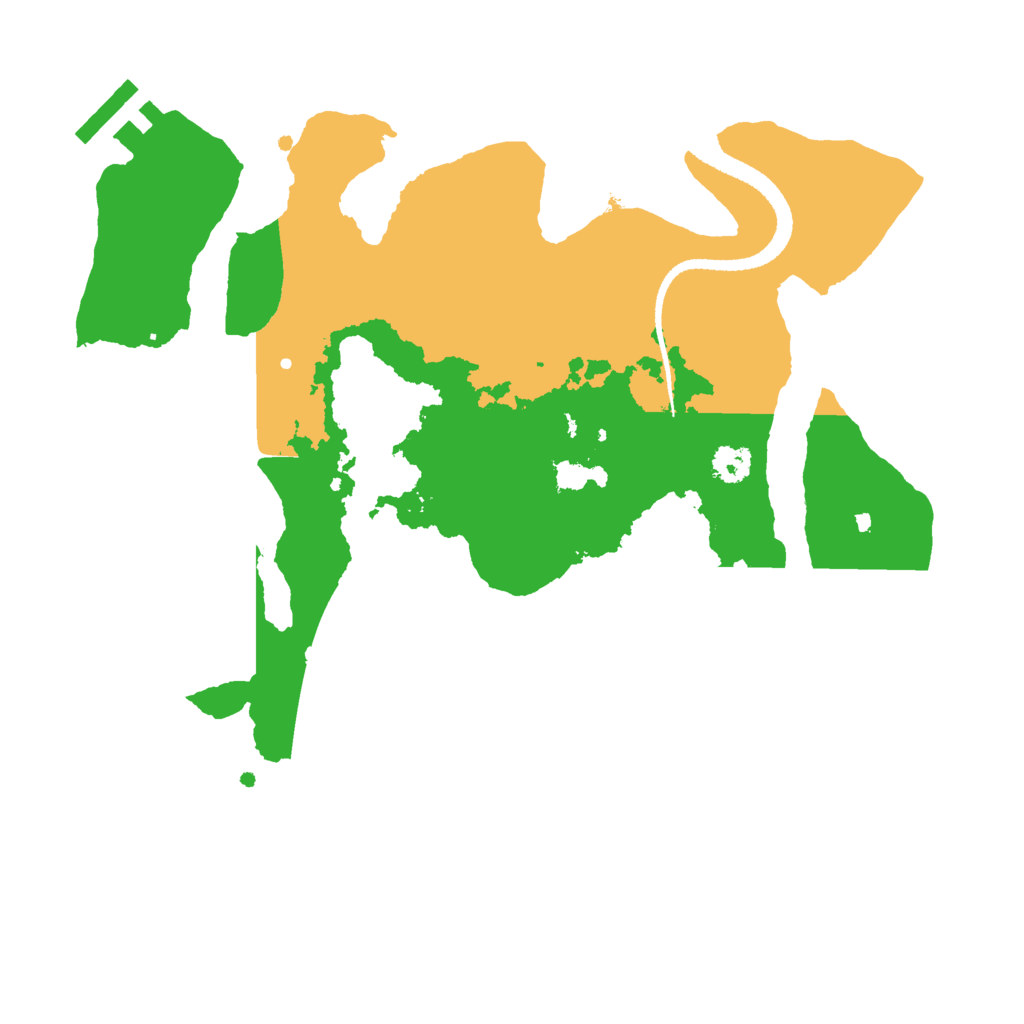 Biome Rust Map: Procedural Map, Size: 2700, Seed: 639192