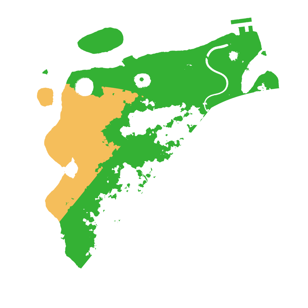 Biome Rust Map: Procedural Map, Size: 3000, Seed: 1235678