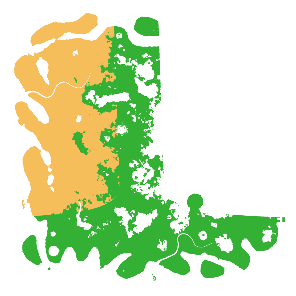 Biome Rust Map: Procedural Map, Size: 5000, Seed: 4228
