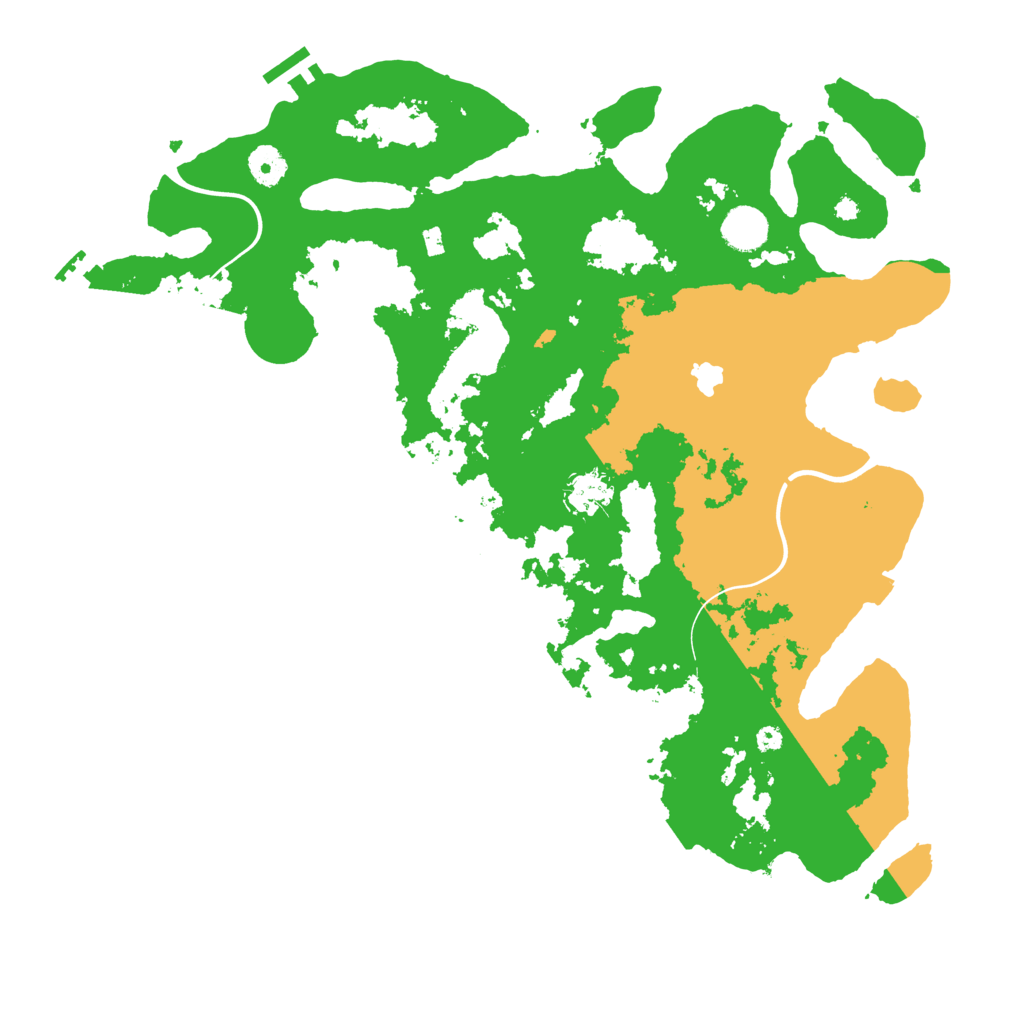 Biome Rust Map: Procedural Map, Size: 4000, Seed: 2024103