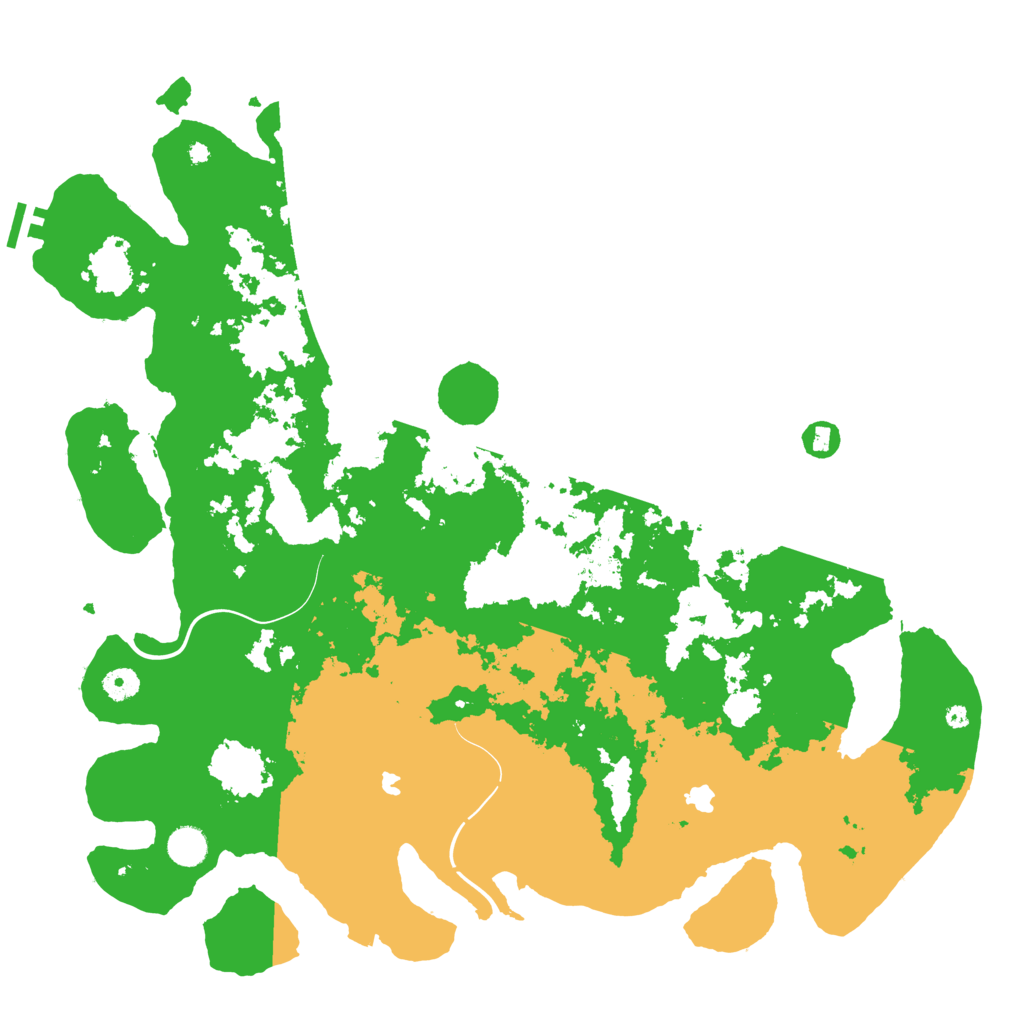 Biome Rust Map: Procedural Map, Size: 4500, Seed: 768717859