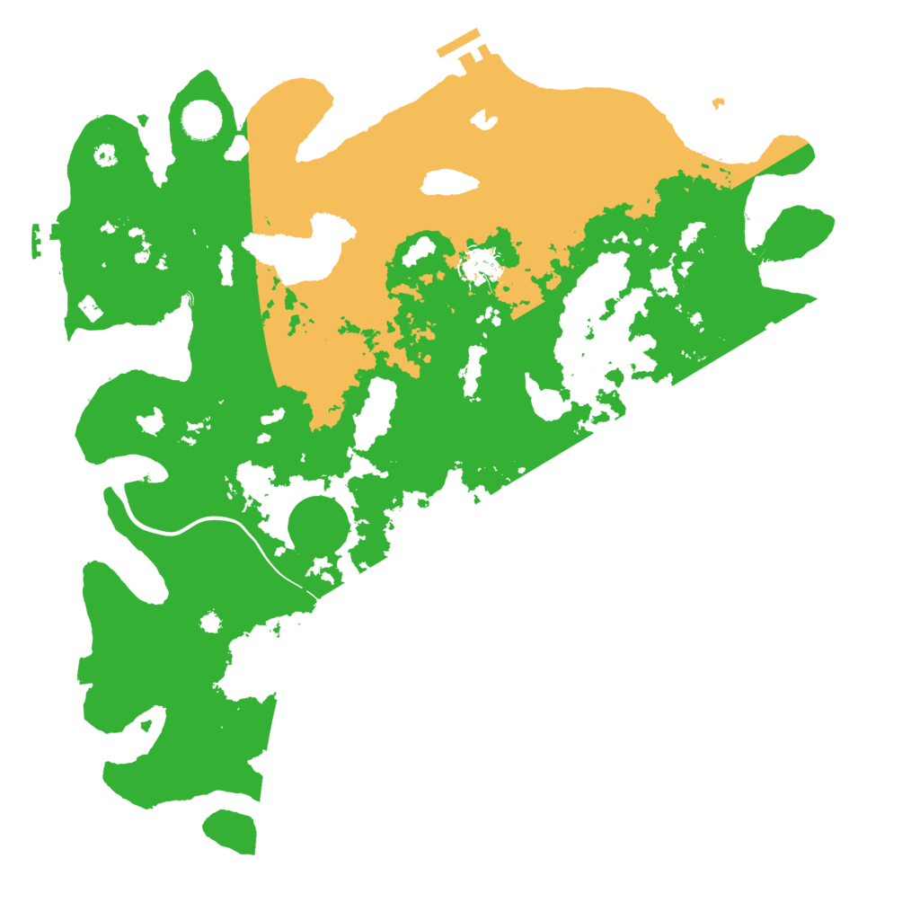 Biome Rust Map: Procedural Map, Size: 4000, Seed: 1608004082