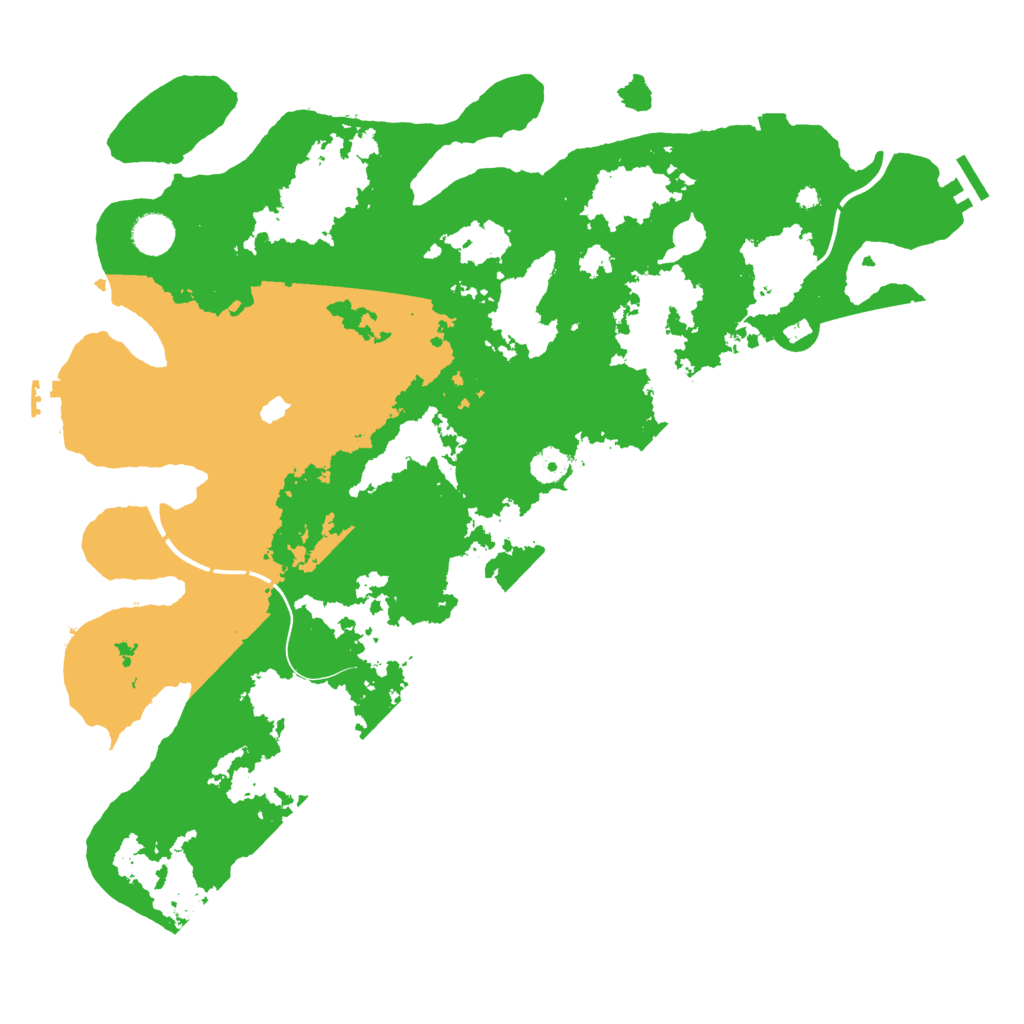 Biome Rust Map: Procedural Map, Size: 4250, Seed: 1143950770