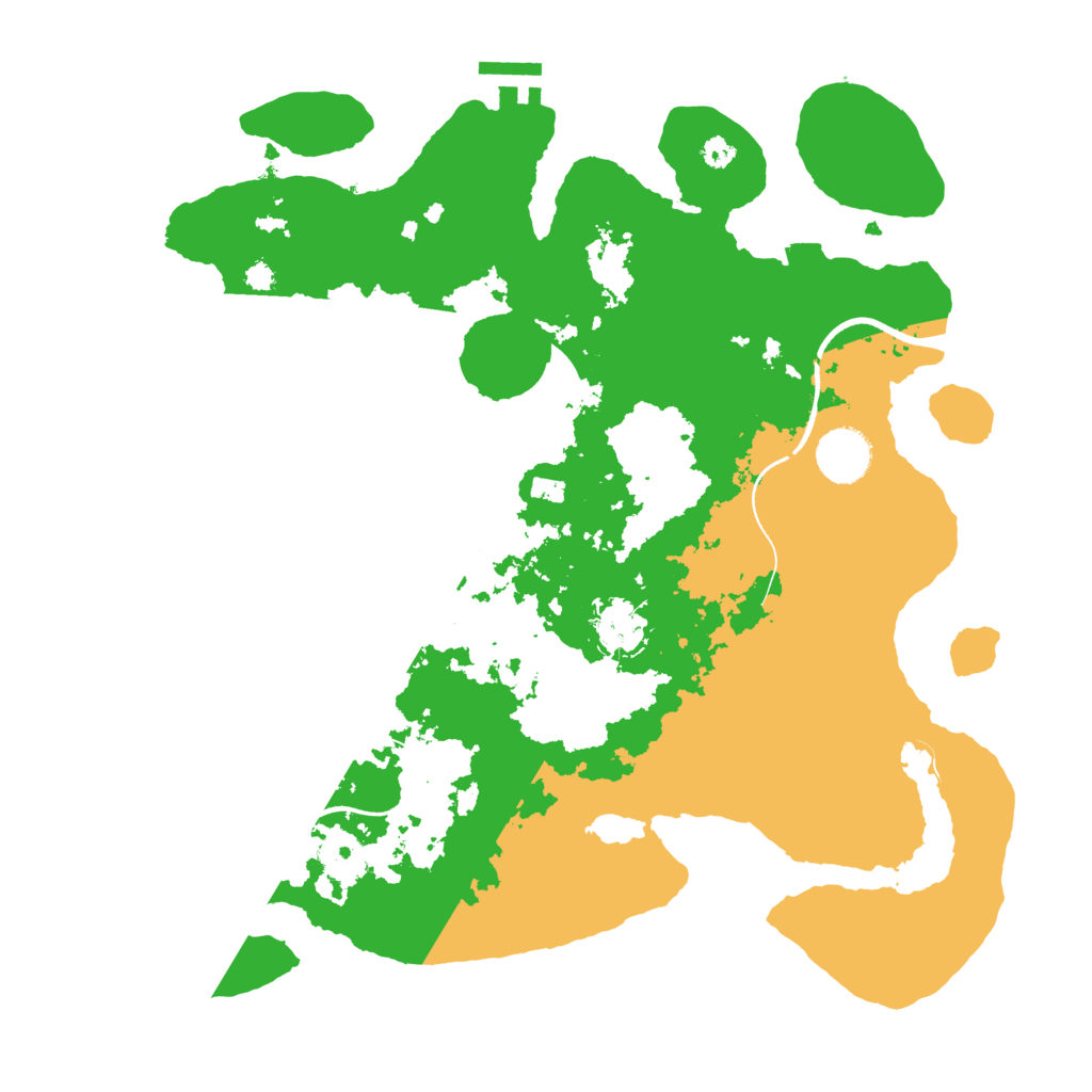 Biome Rust Map: Procedural Map, Size: 3500, Seed: 423167686