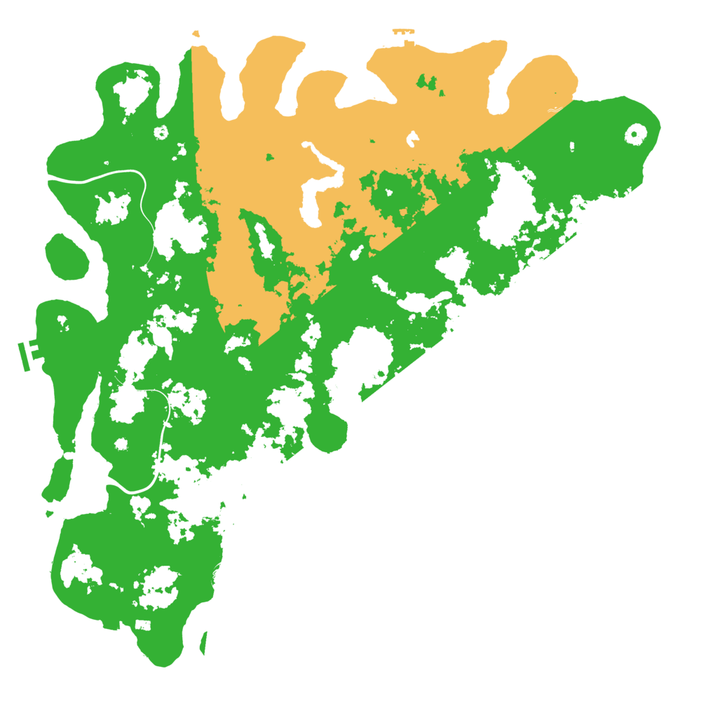 Biome Rust Map: Procedural Map, Size: 5000, Seed: 666123030