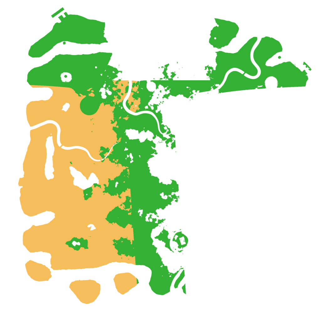 Biome Rust Map: Procedural Map, Size: 4501, Seed: 1841432007