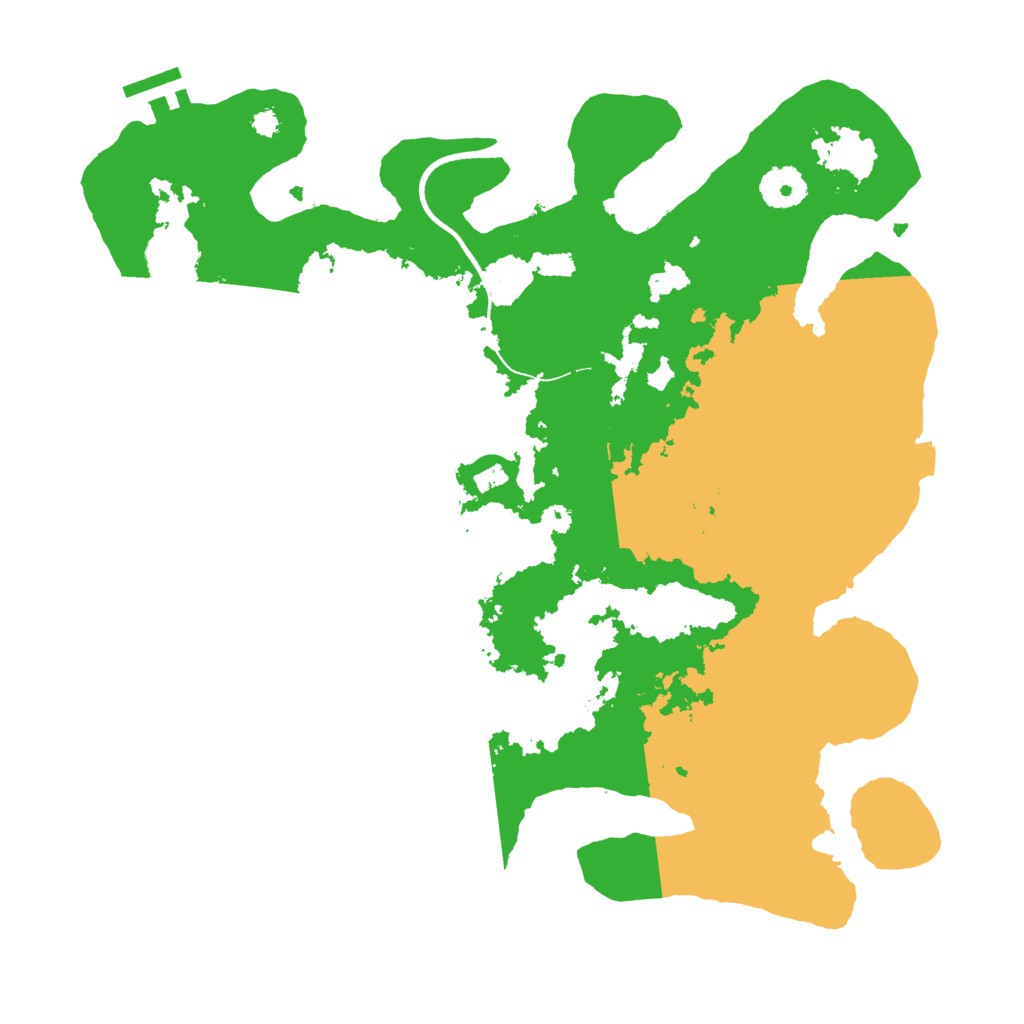 Biome Rust Map: Procedural Map, Size: 3500, Seed: 20237994