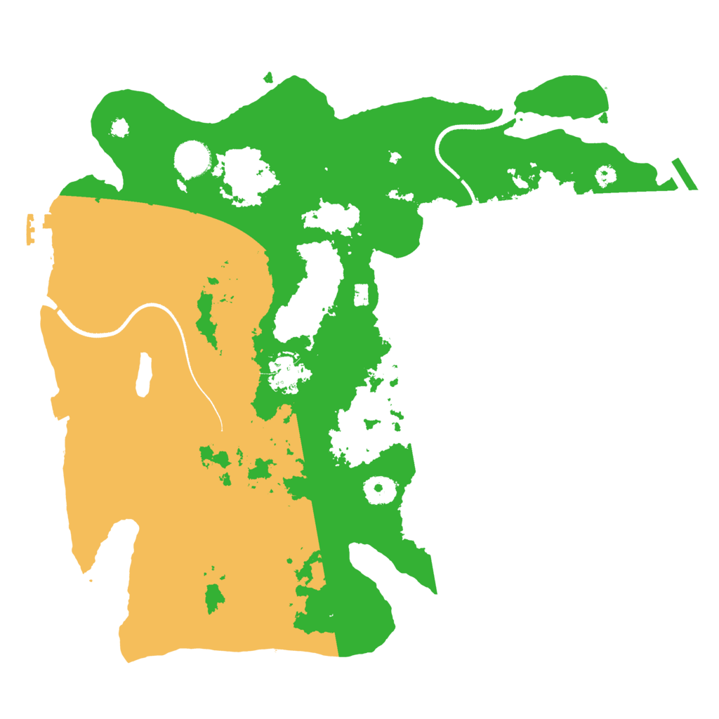 Biome Rust Map: Procedural Map, Size: 3499, Seed: 294714536