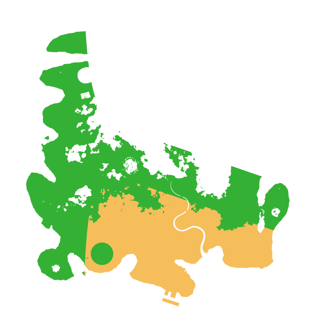 Biome Rust Map: Procedural Map, Size: 3700, Seed: 1406632394