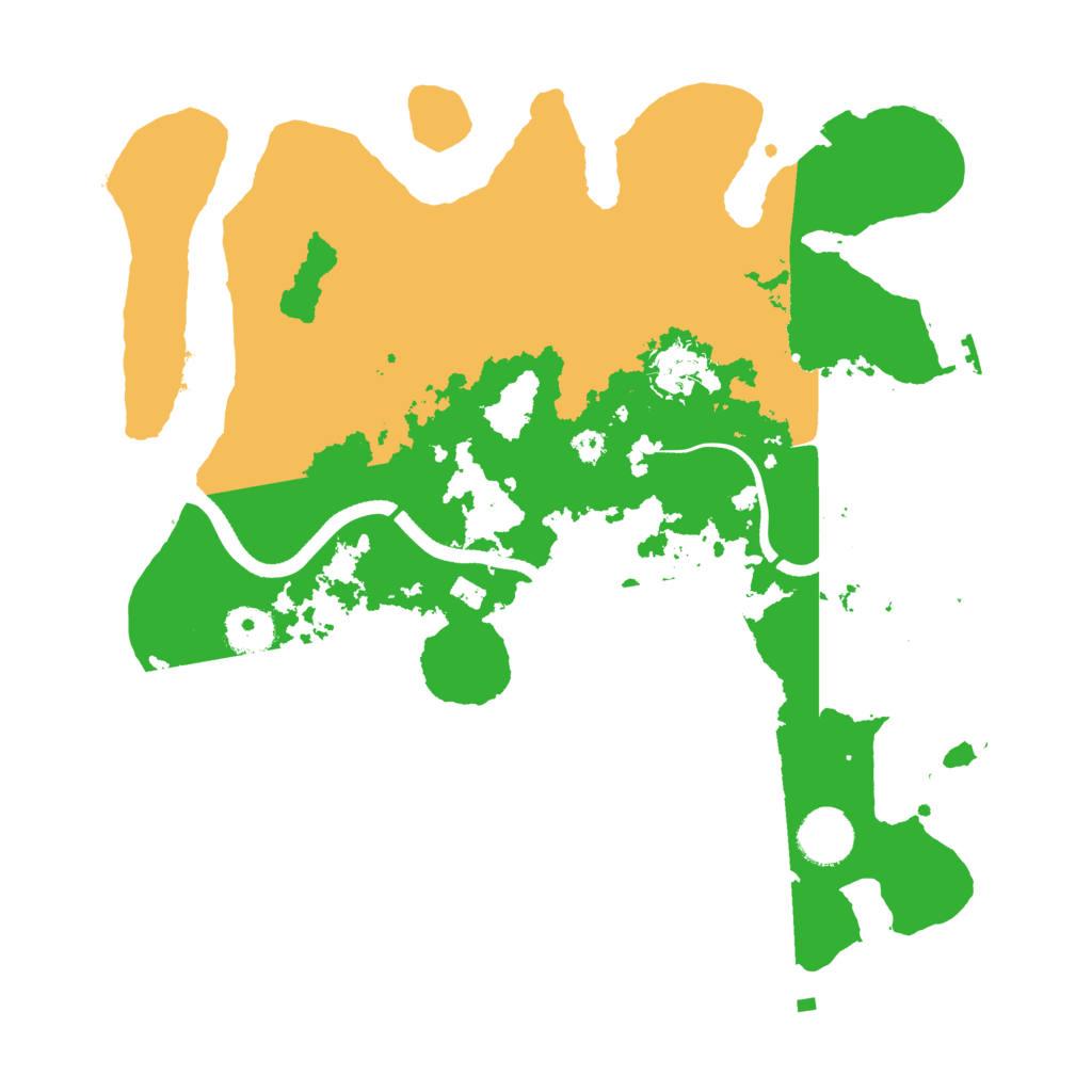 Biome Rust Map: Procedural Map, Size: 3500, Seed: 56235168