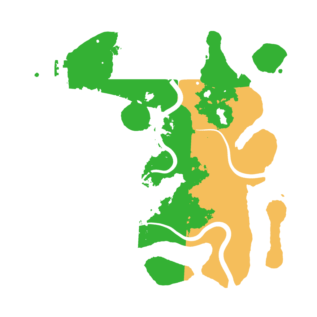 Biome Rust Map: Procedural Map, Size: 3000, Seed: 1569373048