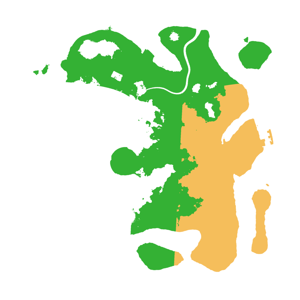 Biome Rust Map: Procedural Map, Size: 3000, Seed: 1569373048