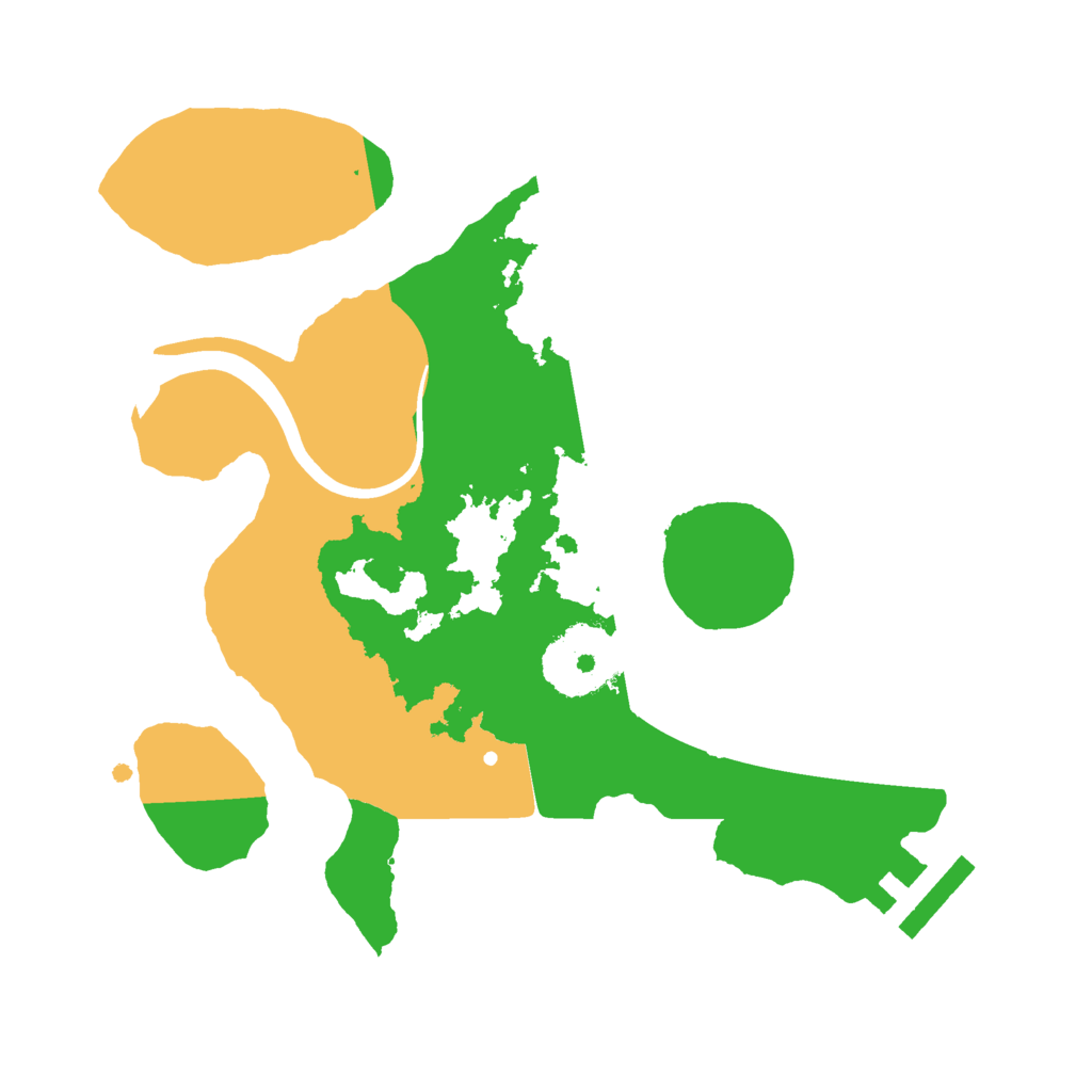 Biome Rust Map: Procedural Map, Size: 2300, Seed: 915833950