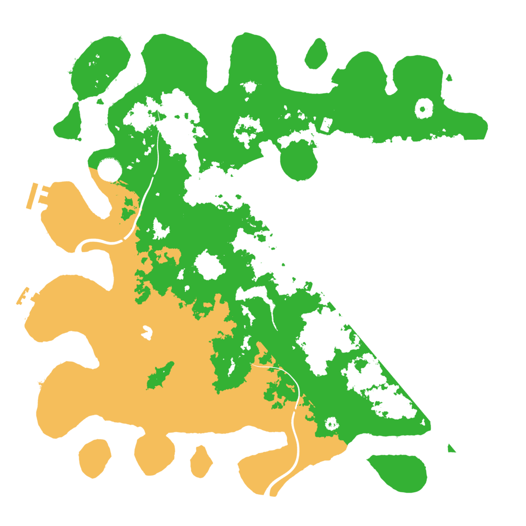 Biome Rust Map: Procedural Map, Size: 4000, Seed: 621707732