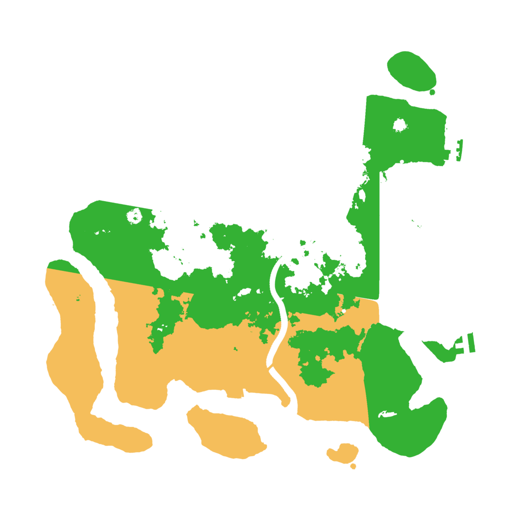 Biome Rust Map: Procedural Map, Size: 3500, Seed: 2133715905