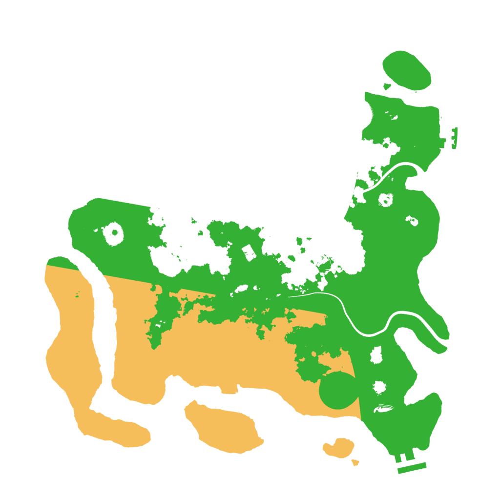 Biome Rust Map: Procedural Map, Size: 3500, Seed: 2133715905