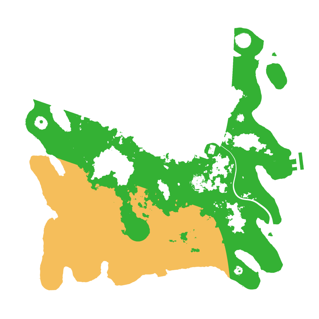 Biome Rust Map: Procedural Map, Size: 3736, Seed: 13835
