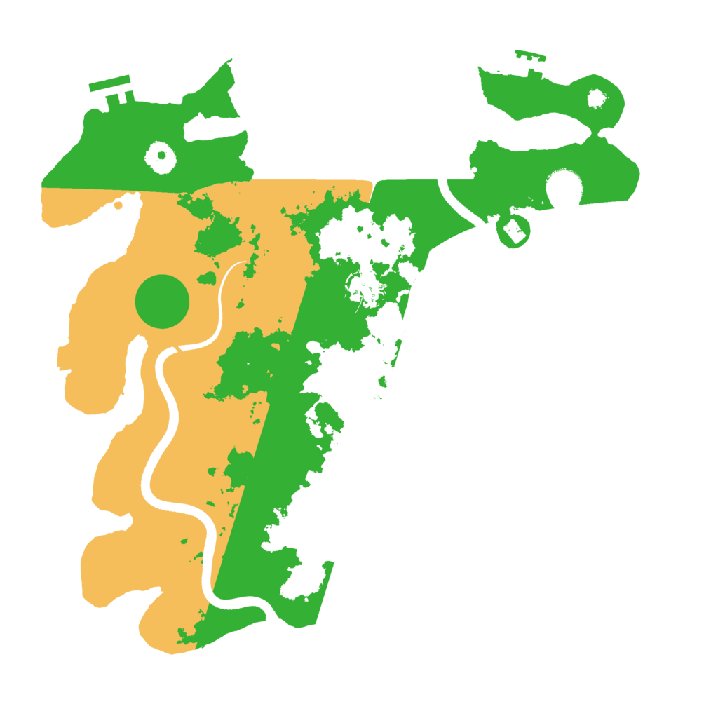 Biome Rust Map: Procedural Map, Size: 3500, Seed: 1476287399