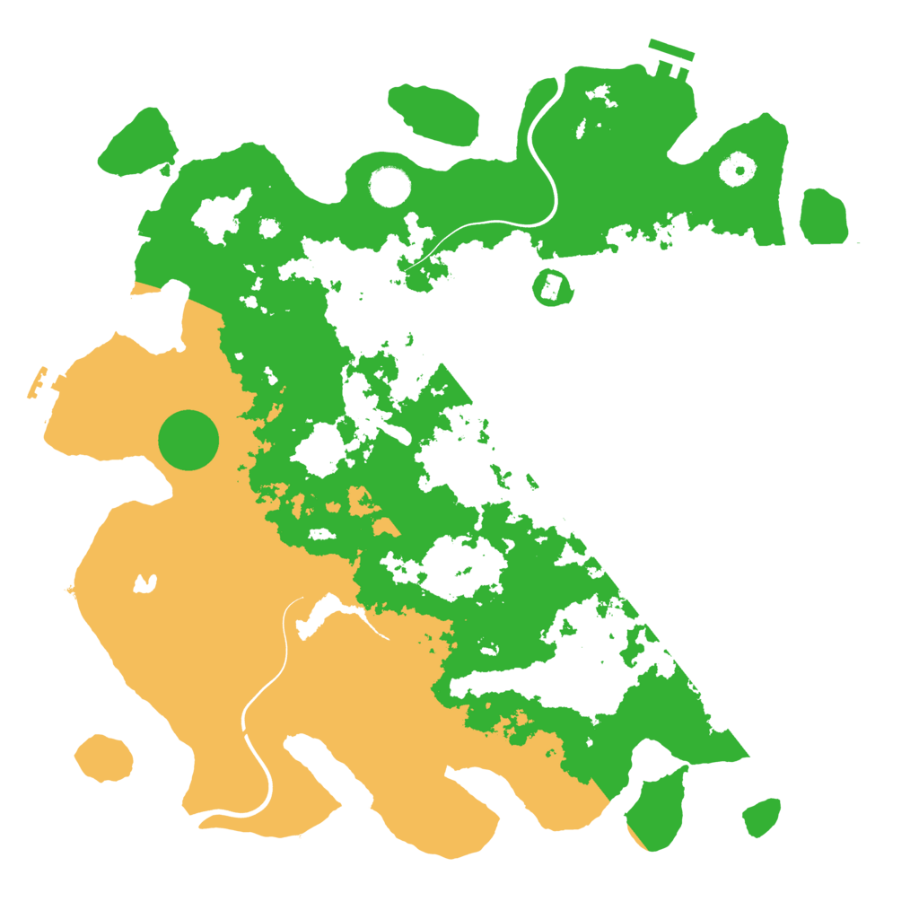 Biome Rust Map: Procedural Map, Size: 4000, Seed: 1485551254