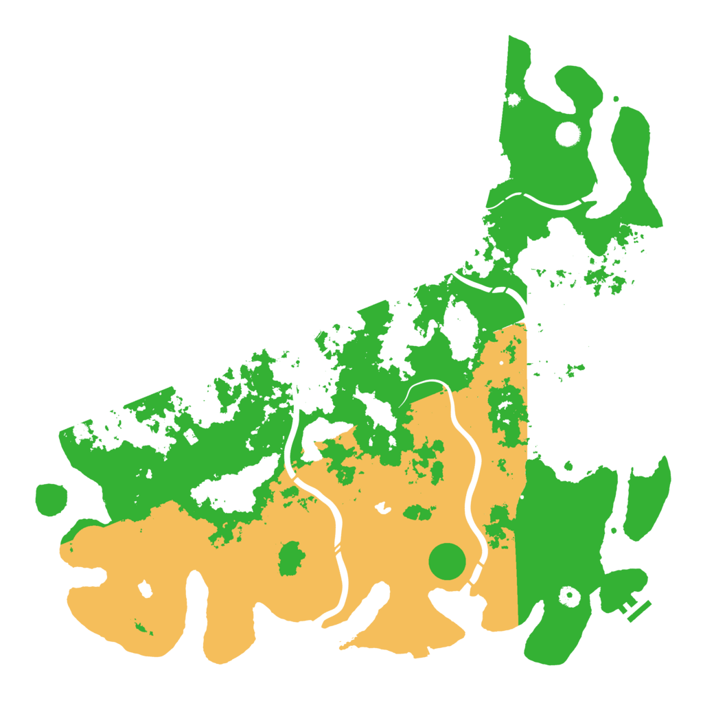 Biome Rust Map: Procedural Map, Size: 5000, Seed: 362155622