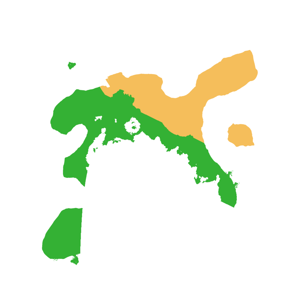 Biome Rust Map: Procedural Map, Size: 2000, Seed: 622570043