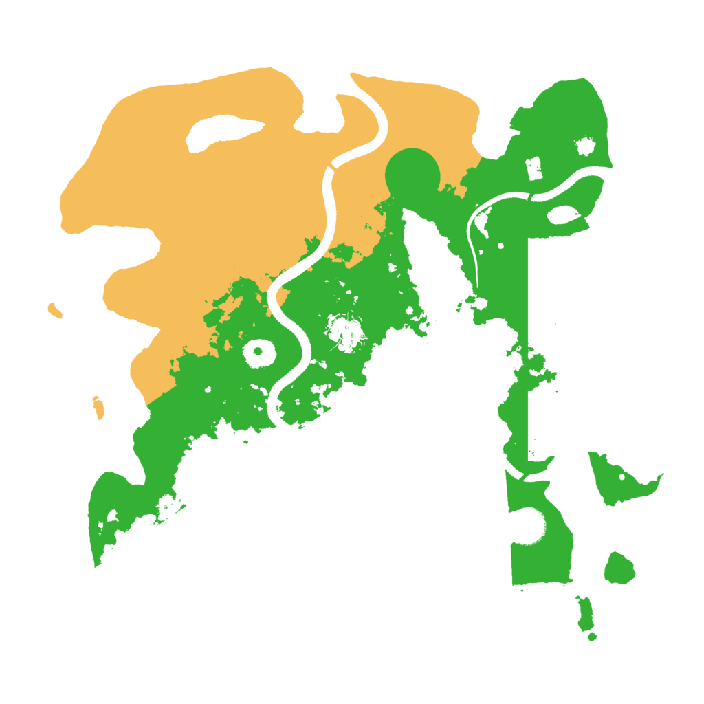 Biome Rust Map: Procedural Map, Size: 3400, Seed: 657823