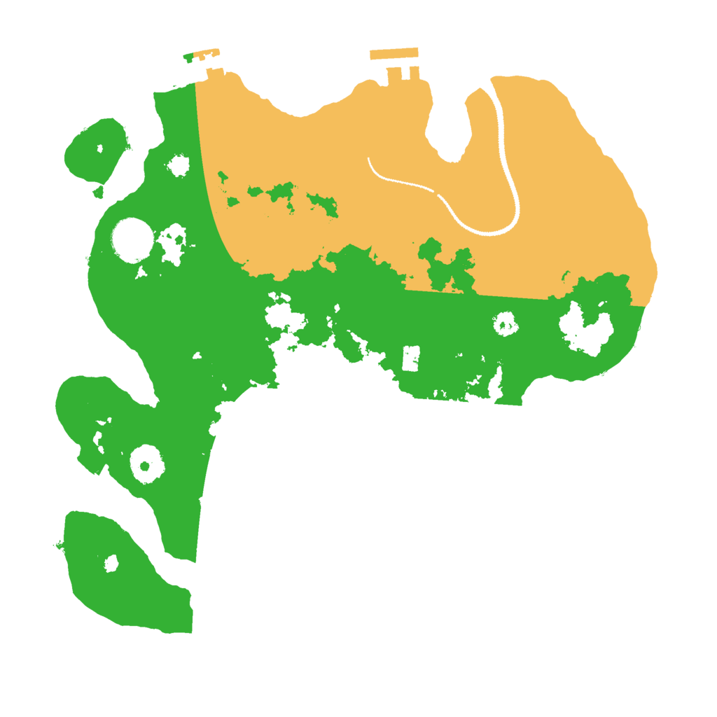 Biome Rust Map: Procedural Map, Size: 3000, Seed: 129134852