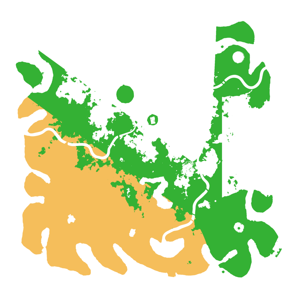 Biome Rust Map: Procedural Map, Size: 4500, Seed: 13093546