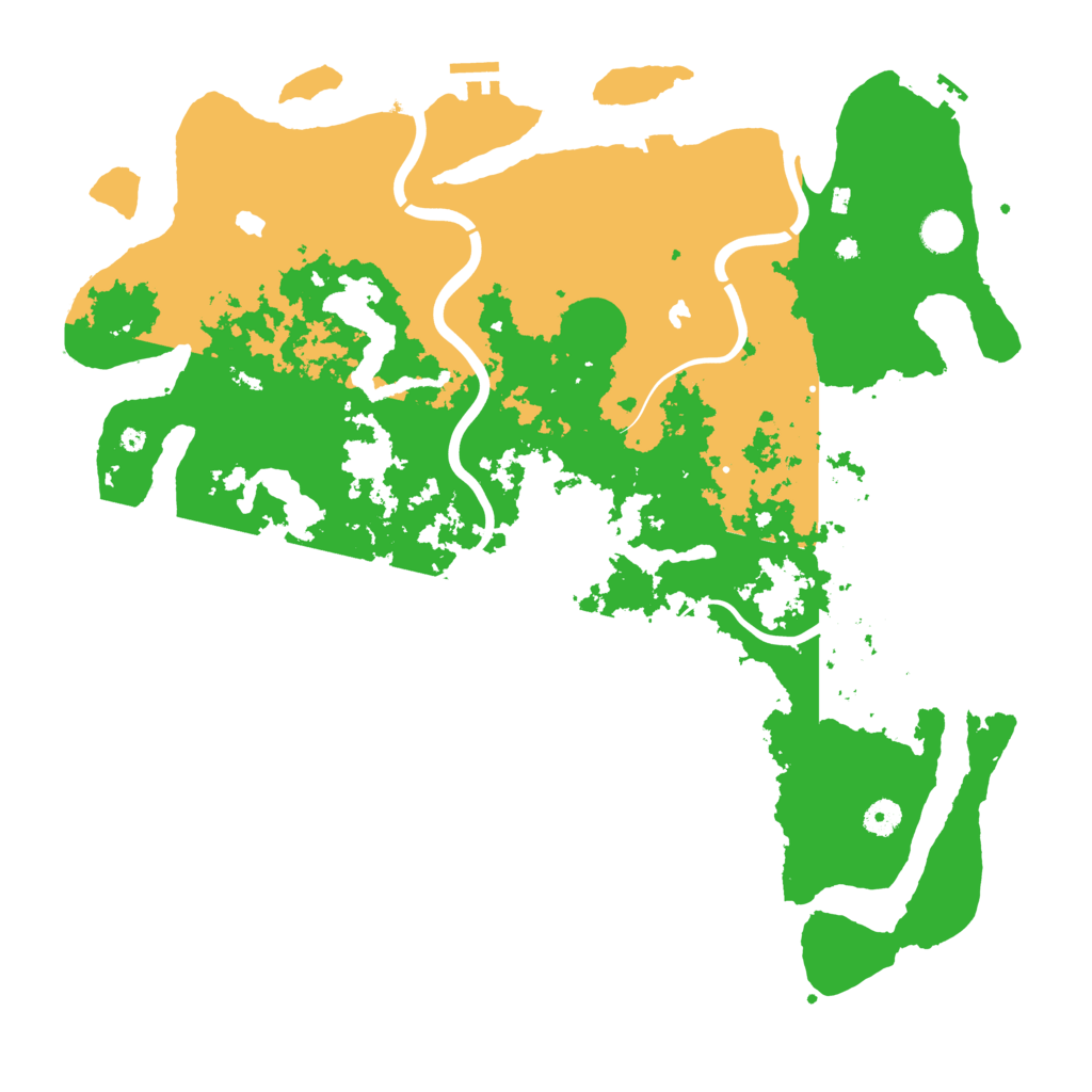 Biome Rust Map: Procedural Map, Size: 4500, Seed: 734