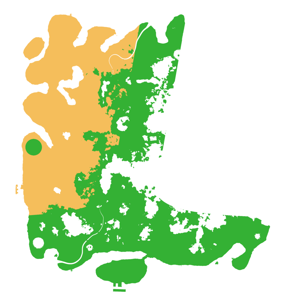 Biome Rust Map: Procedural Map, Size: 4750, Seed: 32639011
