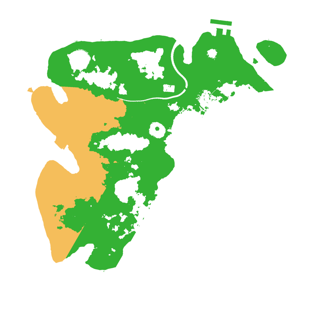 Biome Rust Map: Procedural Map, Size: 3000, Seed: 763202888