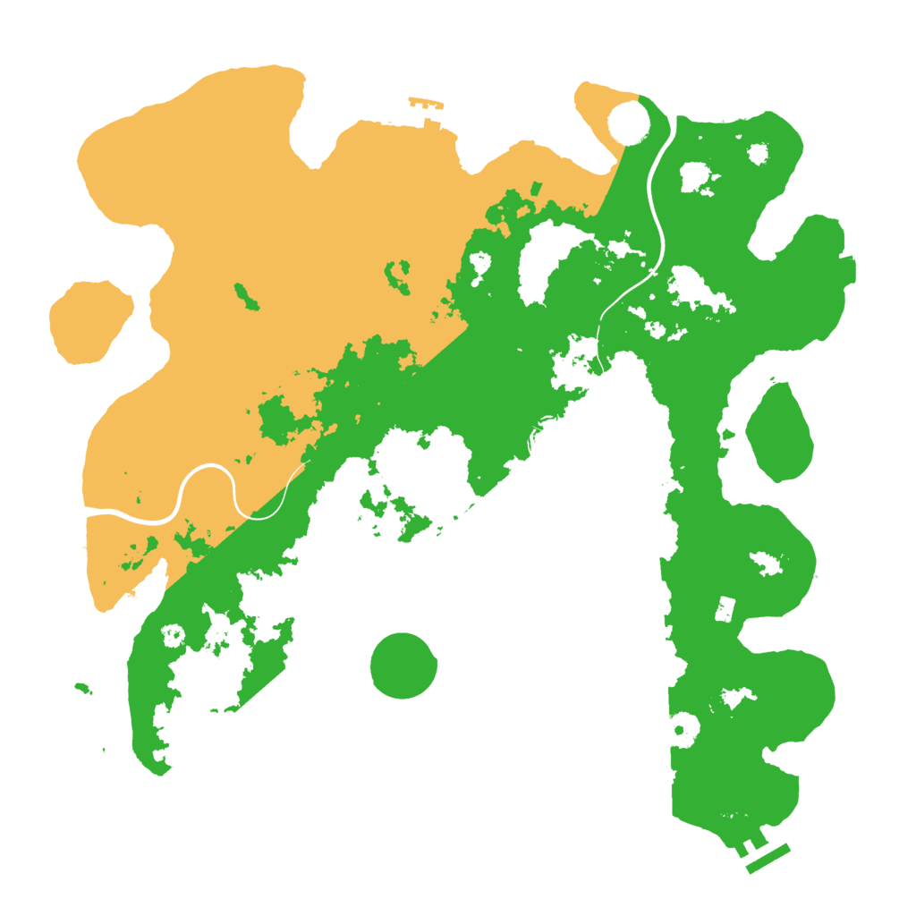 Biome Rust Map: Procedural Map, Size: 3900, Seed: 74823