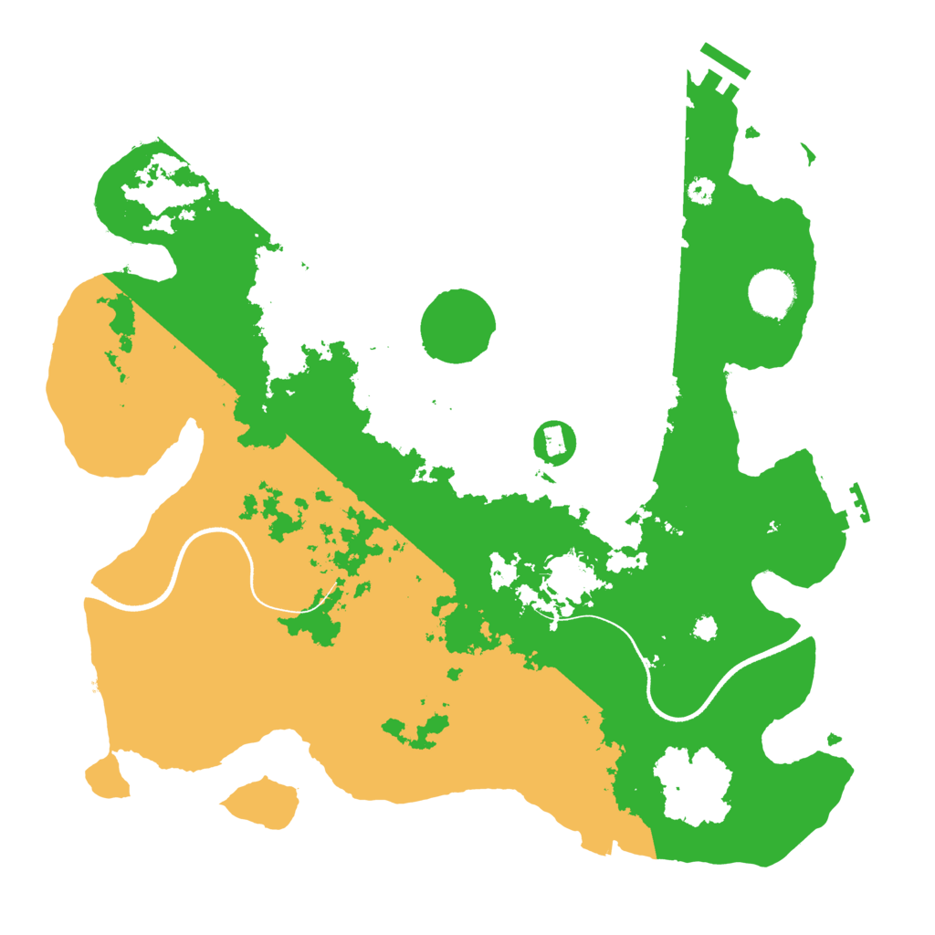 Biome Rust Map: Procedural Map, Size: 3500, Seed: 313775336