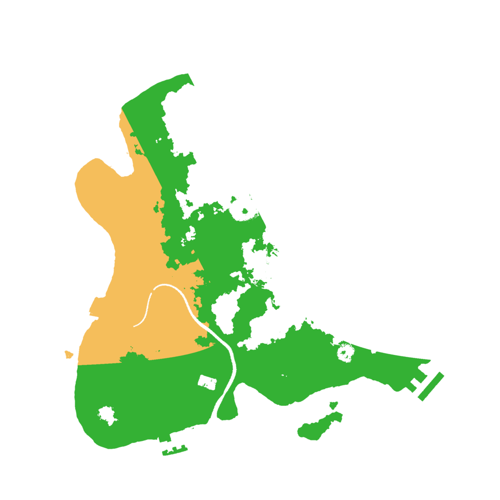 Biome Rust Map: Procedural Map, Size: 3000, Seed: 86899