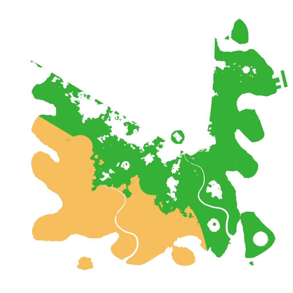 Biome Rust Map: Procedural Map, Size: 3500, Seed: 1035214774